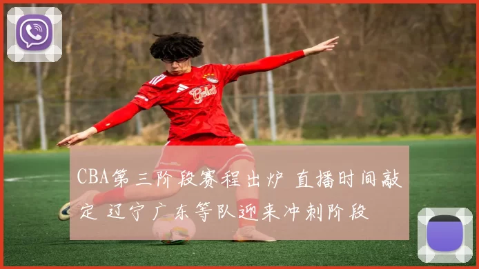 CBA第三阶段赛程出炉 直播时间敲定 辽宁广东等队迎来冲刺阶段